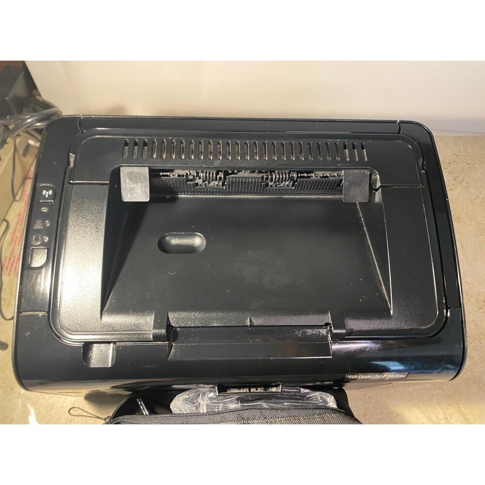 HP LaserJet Pro P1102w Wireless Monochrome Laser Printer Tested w/ Cables - Picture 6 of 6
